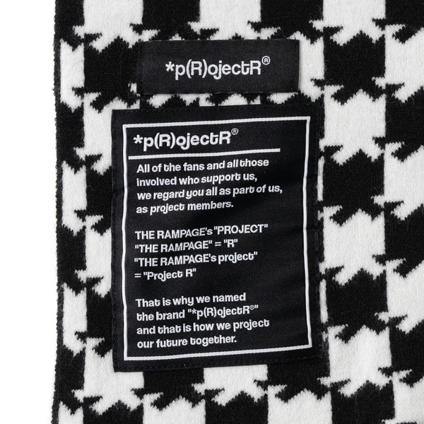 Asterisk Block Check Muffler 詳細画像 Black 4