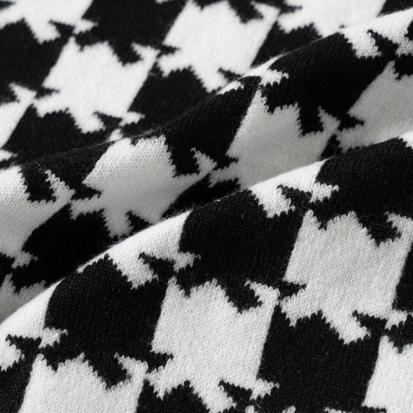 Asterisk Block Check Muffler 詳細画像 Black 5