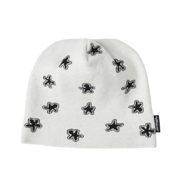 Scattered Characters Beanie 詳細画像 White 1