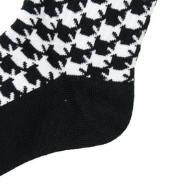 Asterisk Block Check Socks 詳細画像