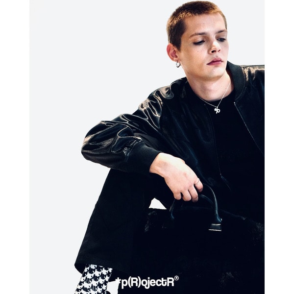 Asterisk Block Check Socks 詳細画像 Black 8