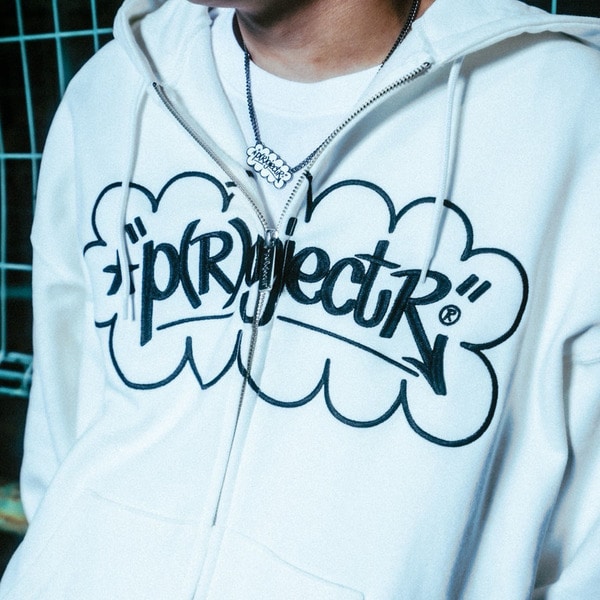 Eric Haze x p(R)ojectR&reg; Logo Hoodie 詳細画像 Black 17