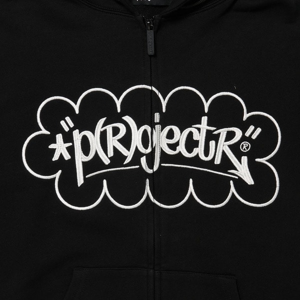 Eric Haze x p(R)ojectR&reg; Logo Hoodie 詳細画像 Black 5