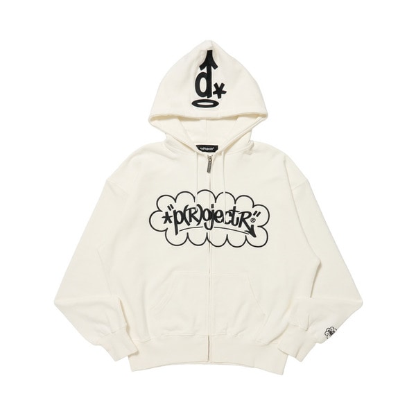 Eric Haze x p(R)ojectR&reg; Logo Hoodie 詳細画像 White 1