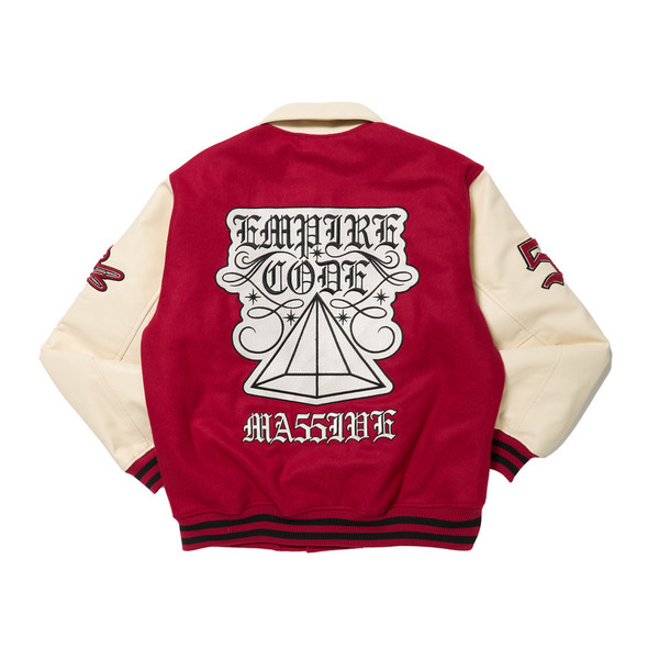 EC Varsity Jacket 詳細画像 Burgundy 8