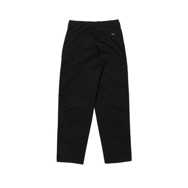 Asterisk Patch Trousers 詳細画像 Black 1