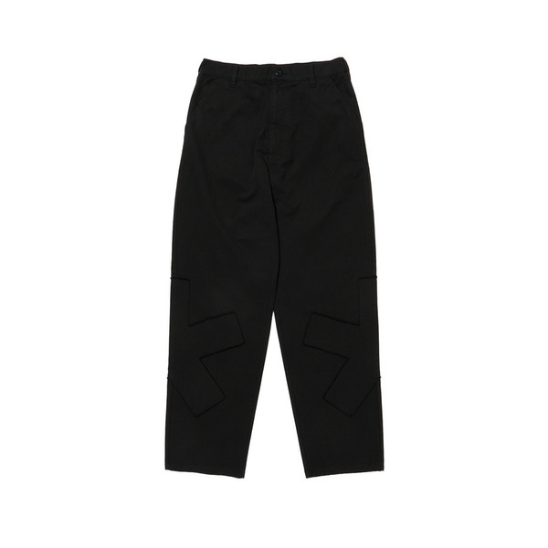 Asterisk Patch Trousers 詳細画像 Black 1