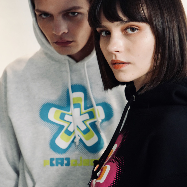 Pop Color Asterisk Hoodie 詳細画像 Black 10