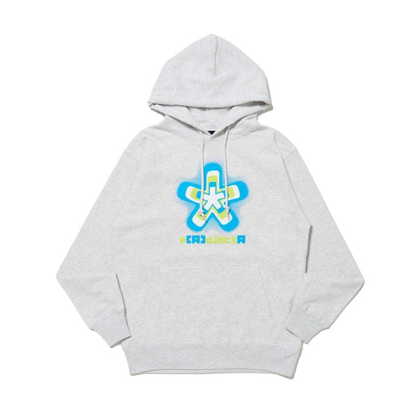 Pop Color Asterisk Hoodie 詳細画像 H.Grey 1