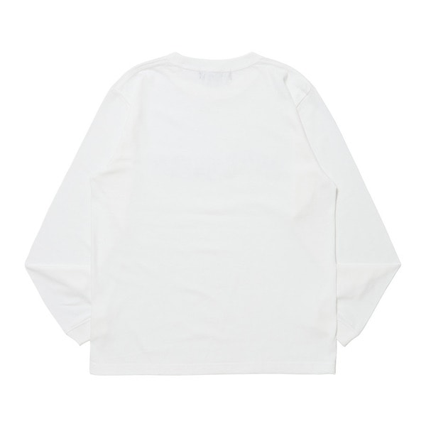 Logo Block Check LS Tee 詳細画像 White 5