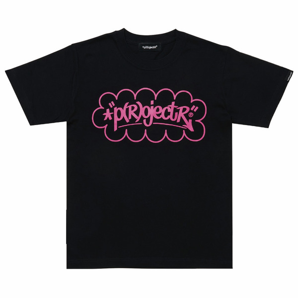 Eric Haze x *p(R)ojectR&reg; Front Logo SS Tee 詳細画像 Black&times;Pink 1