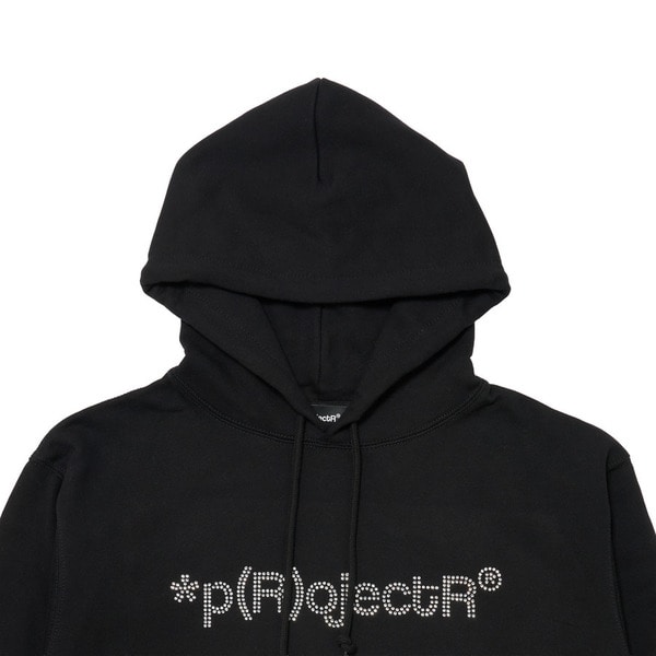 Rhinestone Logo Hoodie 詳細画像 White 2