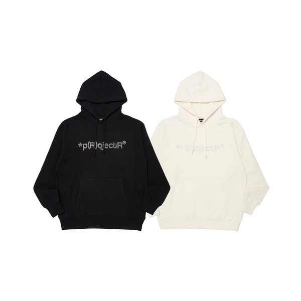 Rhinestone Logo Hoodie 詳細画像 White 8