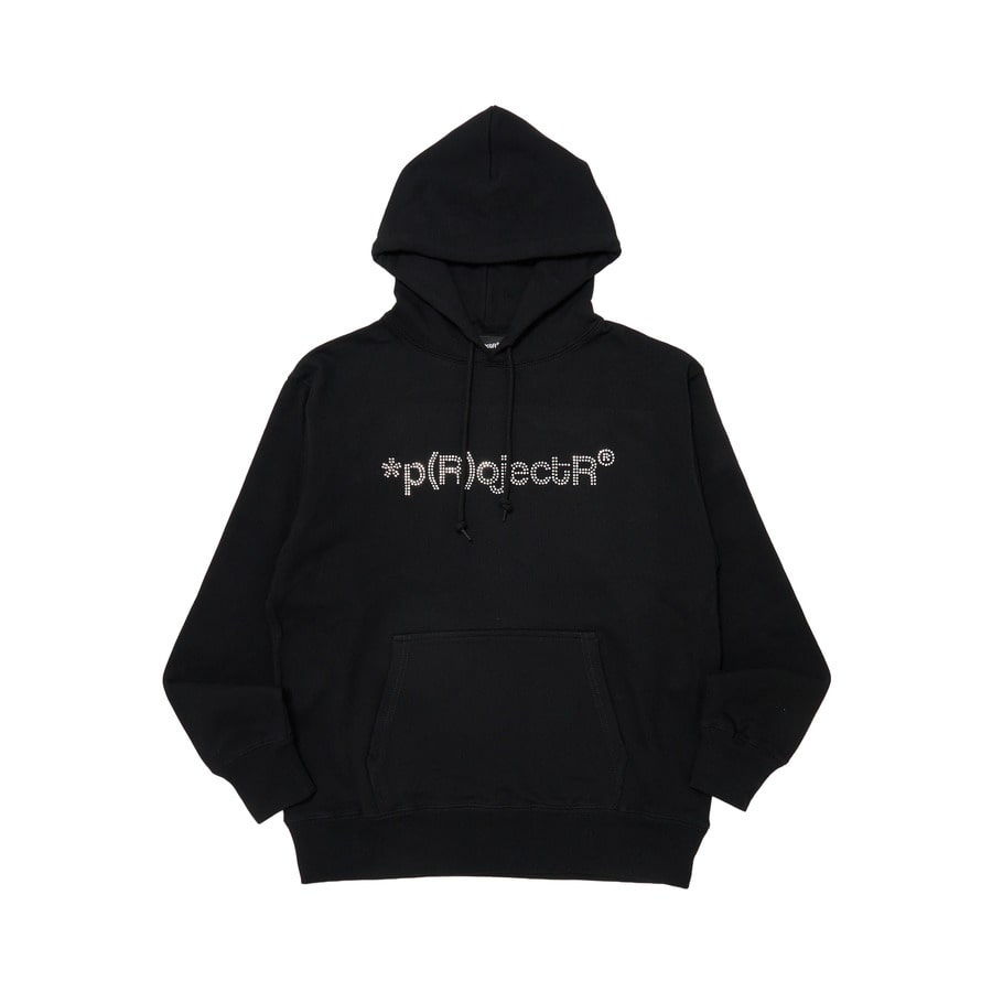 Rhinestone Logo Hoodie | *p(R)ojectR® | VERTICAL GARAGE OFFICIAL