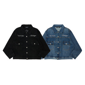 Cursive Logo Denim Jacket 詳細画像
