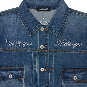 Cursive Logo Denim Jacket 詳細画像