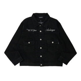 Cursive Logo Denim Jacket