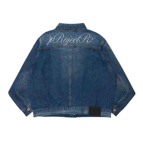 Cursive Logo Denim Jacket 詳細画像 Indigo 1