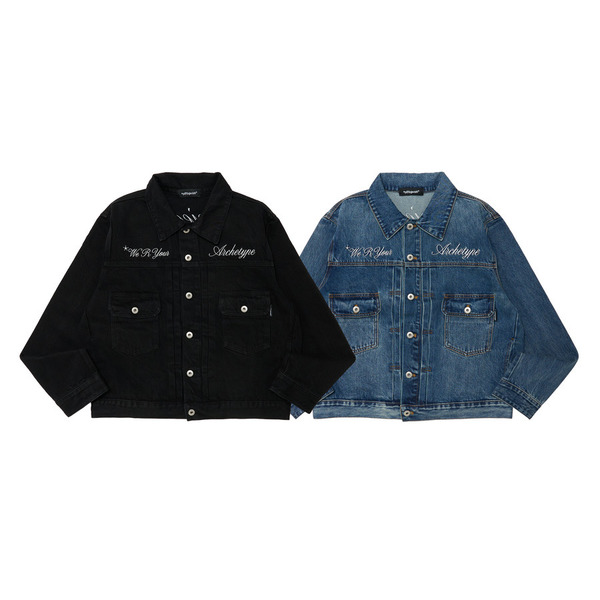 Cursive Logo Denim Jacket 詳細画像 Indigo 14