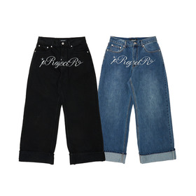 Cursive Logo Denim Pants 詳細画像