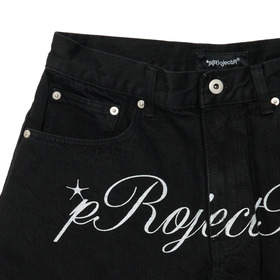 Cursive Logo Denim Pants 詳細画像