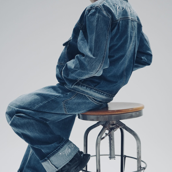 Cursive Logo Denim Pants 詳細画像 Black 18