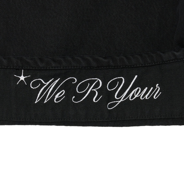 Cursive Logo Denim Pants 詳細画像 Black 5