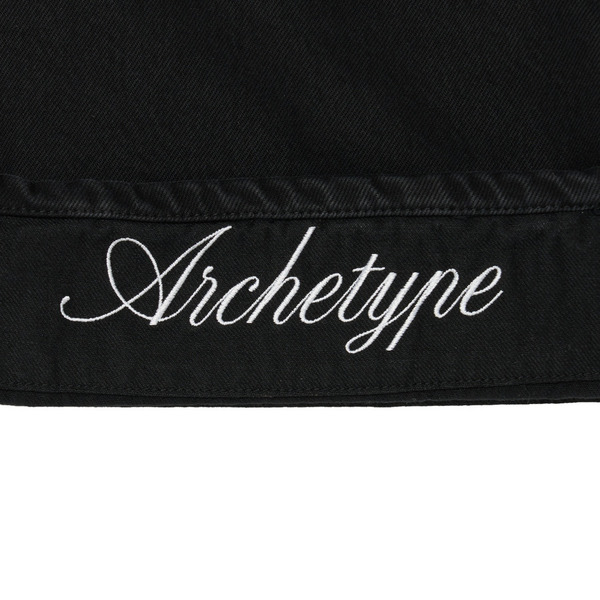 Cursive Logo Denim Pants 詳細画像 Black 6