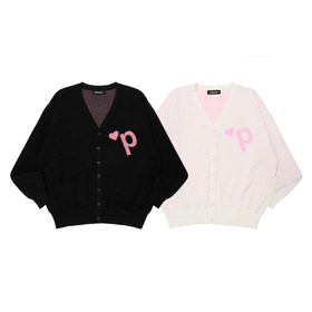 Heart P Logo Cardigan 詳細画像