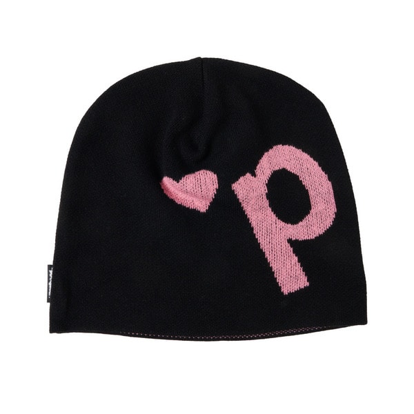 Heart P Big Logo Beanie 詳細画像 Black 9