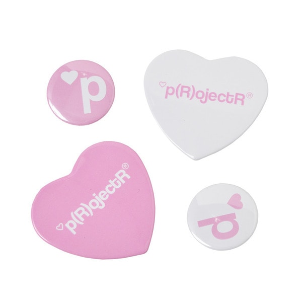 Heart CAN Badge Set 詳細画像 Silver 1