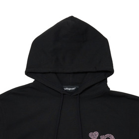 Heart P Logo Rhinestone Hoodie 詳細画像