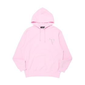 Heart P Logo Rhinestone Hoodie