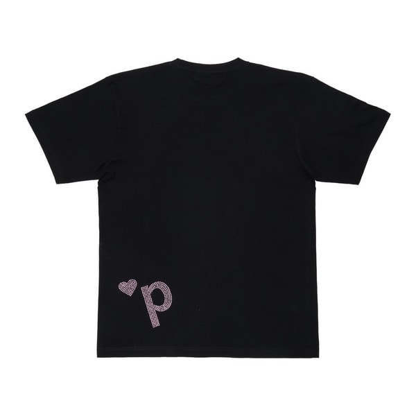 Heart P Logo Rhinestone SS Tee 詳細画像 Black 1