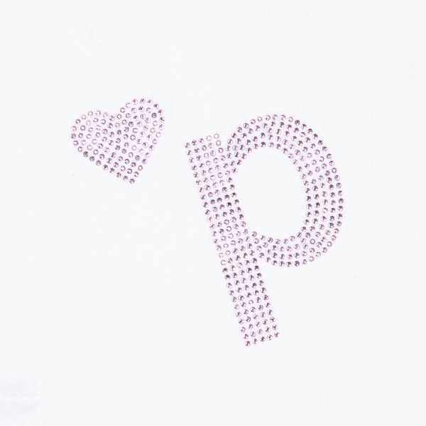 Heart P Logo Rhinestone SS Tee 詳細画像 Black 9