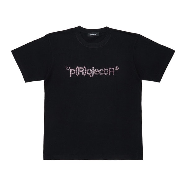 Heart P Logo Rhinestone SS Tee 詳細画像 Black 1