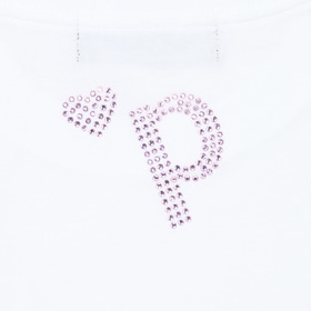 Heart P Logo Rhinestone WMNS LSTee 詳細画像