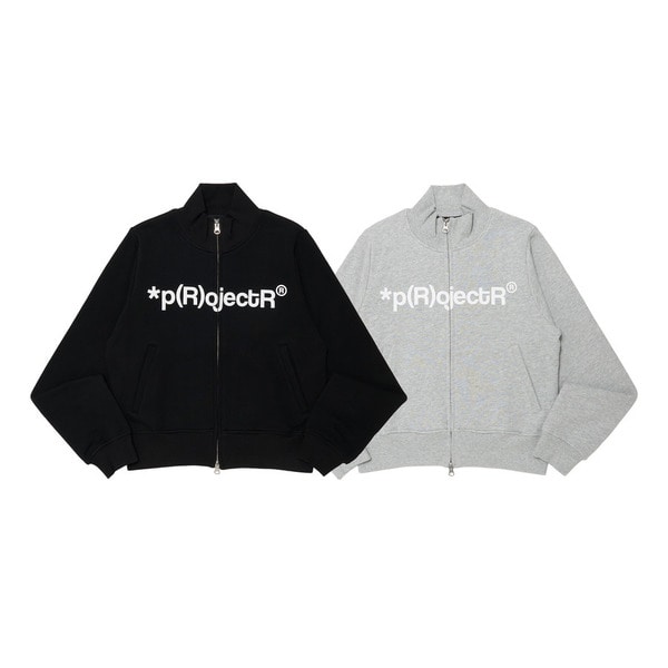 Slogan Zip Jacket Women 詳細画像 Black 10