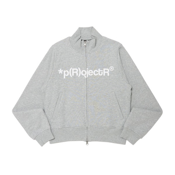 Slogan Zip Jacket Women 詳細画像 H.Grey 1