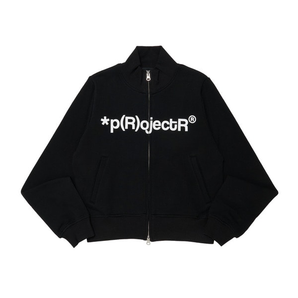 Slogan Zip Jacket Women 詳細画像 Black 1