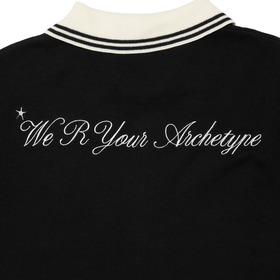 Cursive Zip Knit Cardigan 詳細画像