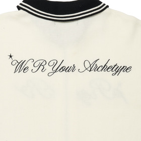 Cursive Zip Knit Cardigan 詳細画像