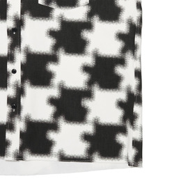 Mosaic Asterisk Block Check Shirt Hoodie 詳細画像