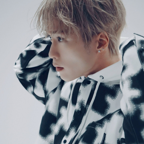 Mosaic Asterisk Block Check Shirt Hoodie 詳細画像 White 11