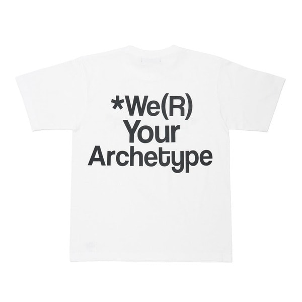 Slogan Monochrome SS Tee 詳細画像 White 5