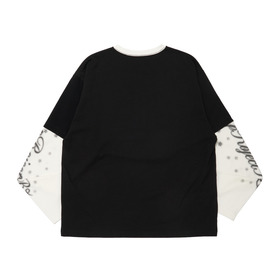 Sparkle Logo Rhinestone Layered LS Tee 詳細画像