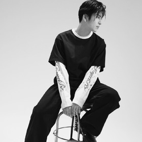 Sparkle Logo Rhinestone Layered LS Tee 詳細画像