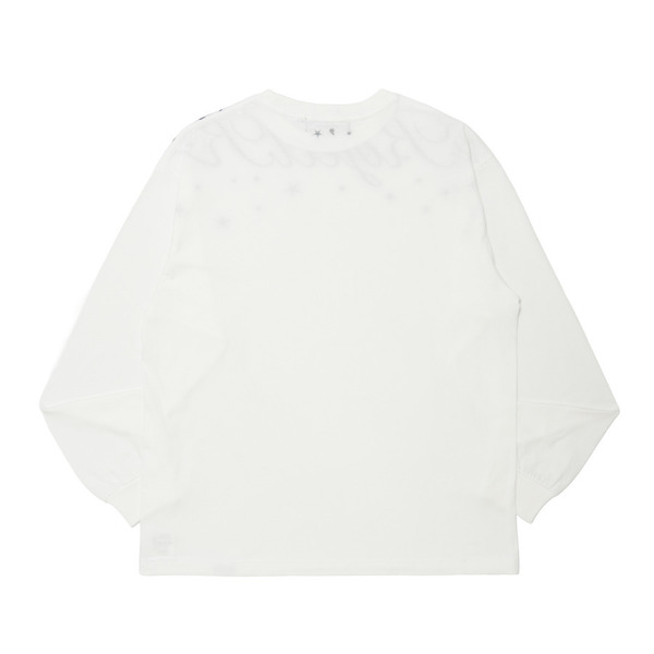 Sparkle Cursive Logo LS Tee 詳細画像 White 5