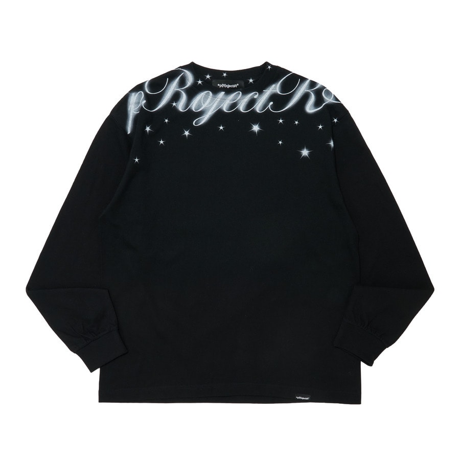 Sparkle Cursive Logo LS Tee | *p(R)ojectR® | VERTICAL GARAGE