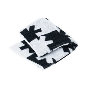 Slogan & Asterisk Block Check Hand Towel 詳細画像